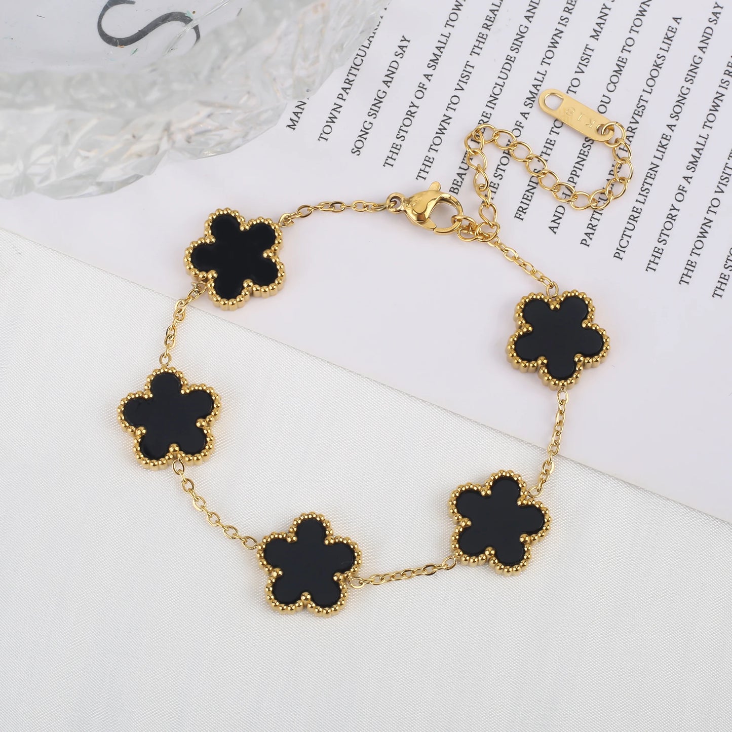Floral Charm Bracelet
