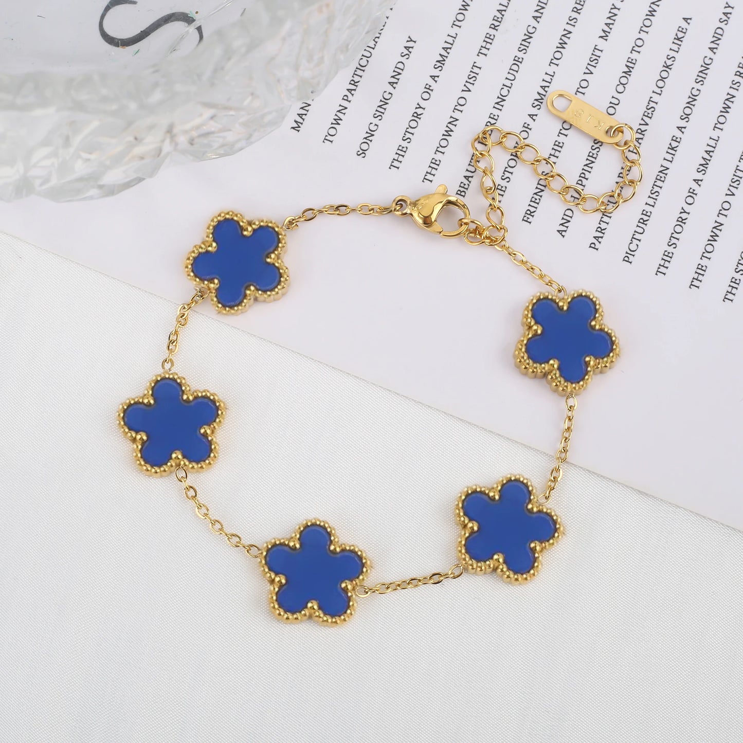 Floral Charm Bracelet